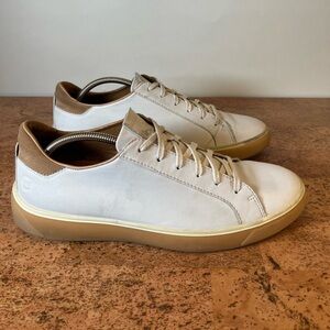 Ecco Street Tray Classic Shoes Mens Size 12 Leather Sneakers Tan